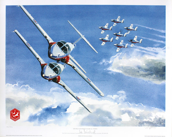 DOUBLE DIAMOND RADICAL TWINS  (PRINT) By Rich Thistle©