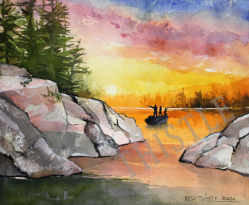 Kawartha September (watercolor)