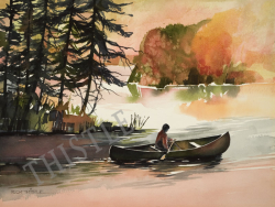 Lone Paddler