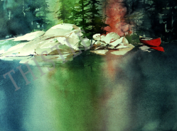 White Rocks Red Canoe