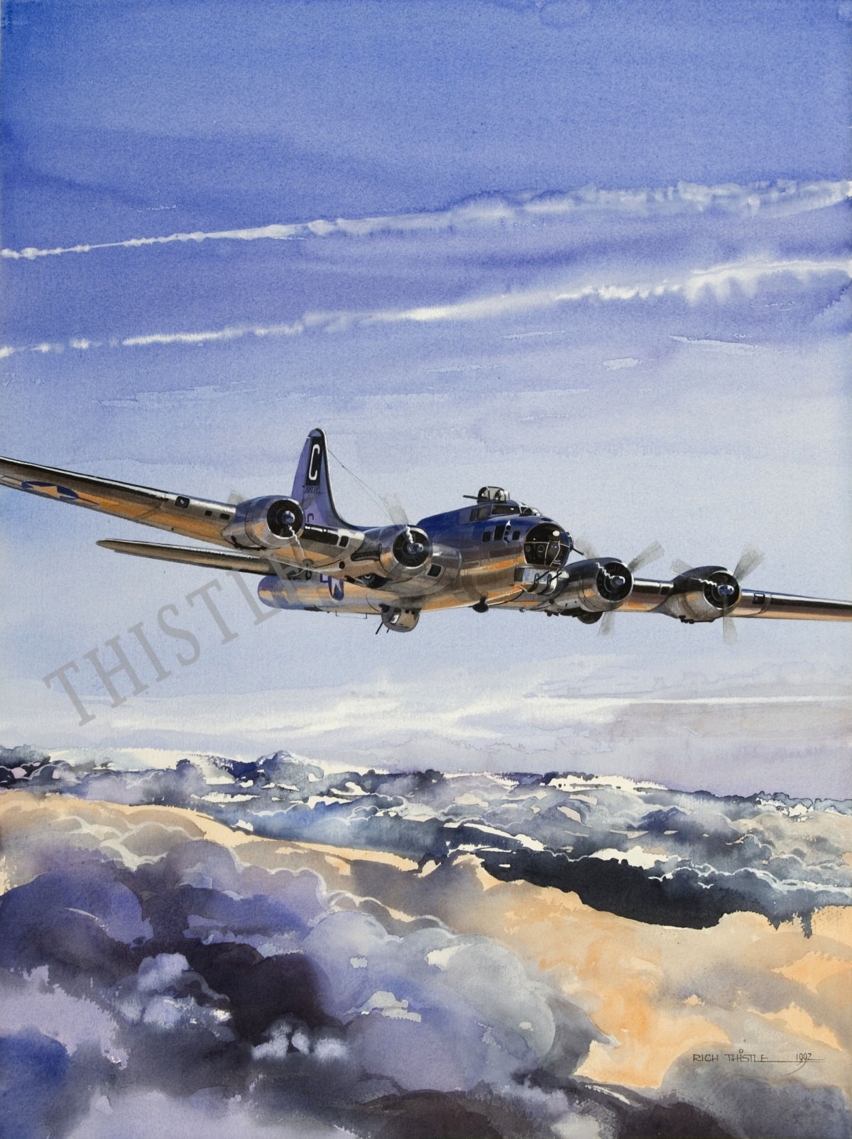 THE CALM BEFORE THE STORM By Rich Thistle©